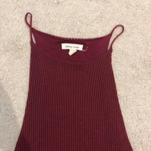 Halter top maroon dress from Silence + Noise